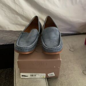 Franco Sarto suede loafers